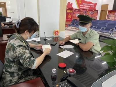 江蘇各地熱情服務 信息化賦能退役士兵返鄉報到